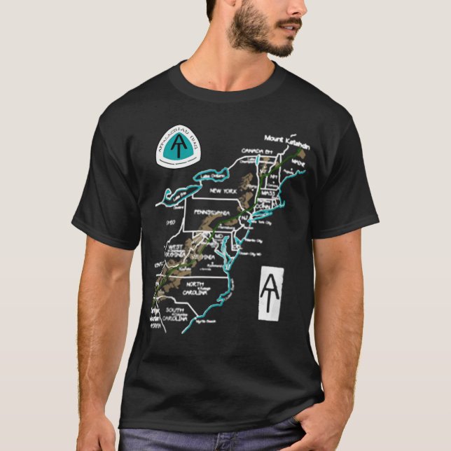 Camiseta Caminhada na Trilha Appalachian (Frente)