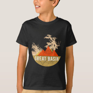 Camiseta Caminhada nas Montanhas Vintage EUA - Grande Bacia