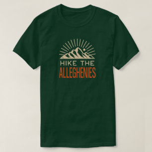 Camiseta Caminhada nos Montes Allegheny Amanhecer