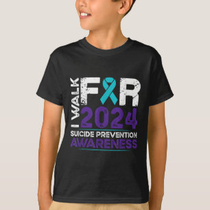 Camiseta Caminhada para Conscientização sobre Prevenção ao 