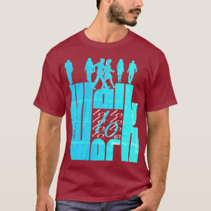 Camiseta caminhada para o trabalho