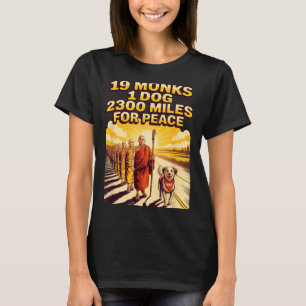 Camiseta Caminhada pela paz monges budistas