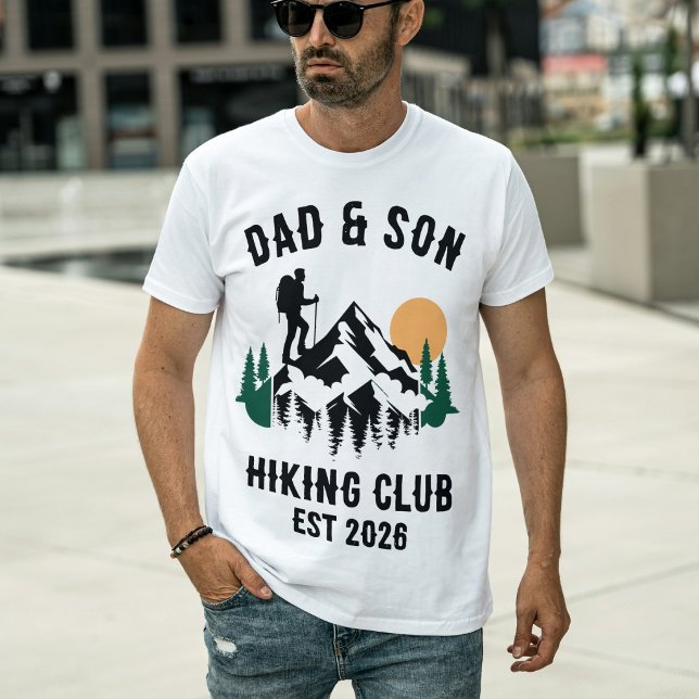 Camiseta Caminhada Personalizada Pai e Filho (Criador carregado)