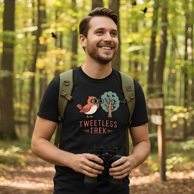 Camiseta Caminhada sem Trilhas – Design Divertido de Observ (Criador carregado)