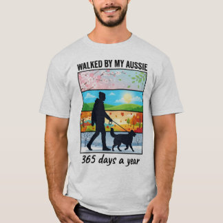 Camiseta Caminhado Pelo Meu Aussie | 365 Dias Por Ano Papai