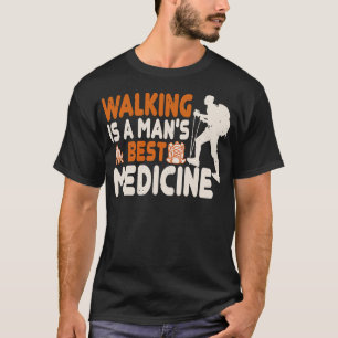 Camiseta Caminhando Caminhando Isa É A Melhor Medicina