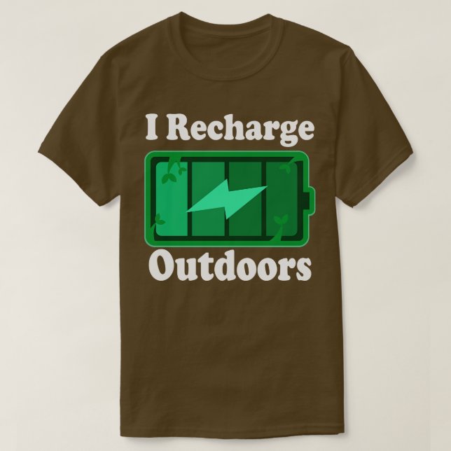 Camiseta Caminhando Camping Nature Lover (Frente do Design)
