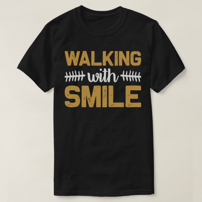Camiseta Caminhando com (Frente do Design)