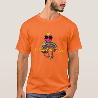 Camiseta Caminhando Como um Rei Laranja Novidade Atlética 