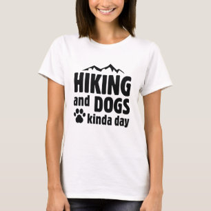 Camiseta Caminhando E Cachorros Como Que Dia