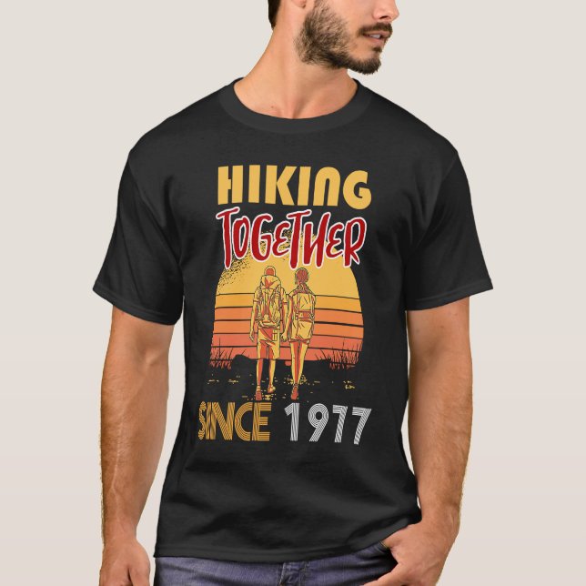 Camiseta Caminhando juntos desde 1977 (Frente)