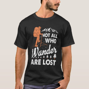 Camiseta Caminhando Não Todos Que Andam Perderam Viagem
