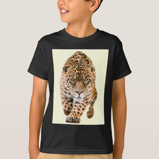 Camiseta Caminhando Olhos de Jaguar (Frente)