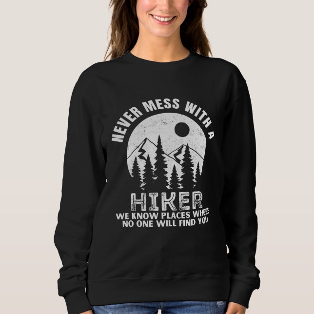 Camiseta Caminhando Por Montanhas Naturais Hiker Lá Fora (Frente)