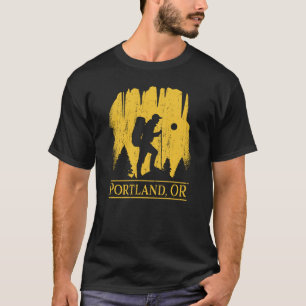 Camiseta Caminhando Portland Oregon Hiker Trip Souvenir