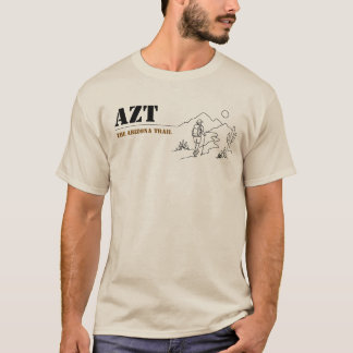 Camiseta Caminhante da Trilha do Arizona no deserto em desi