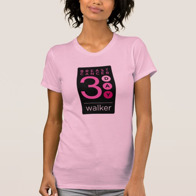 Camiseta caminhante de 3 dias (Frente)