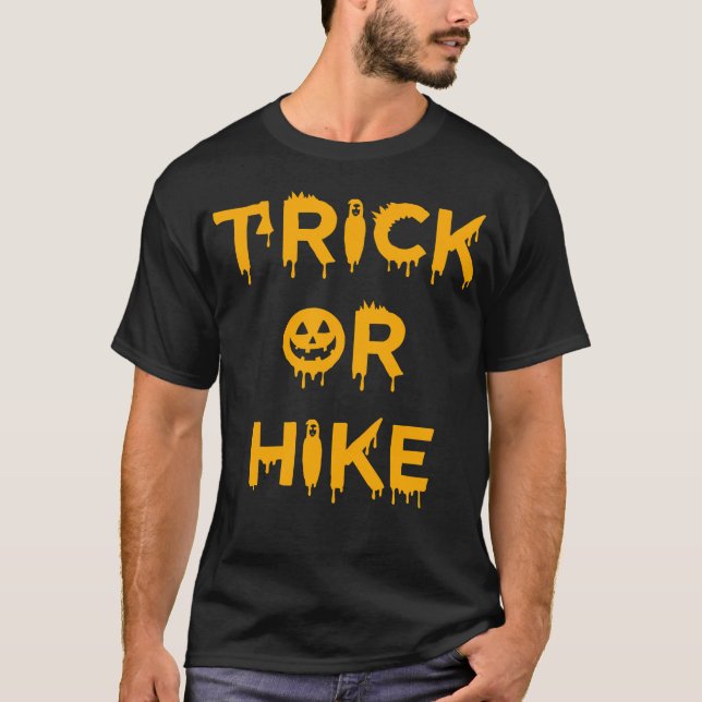 Camiseta Caminhante de Halloween em Caminhada (Frente)