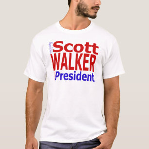 Camiseta Caminhante de Scott do voto para o presidente