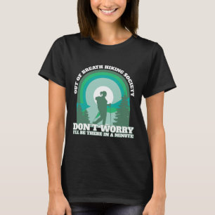 Camiseta Caminhante engraçado sem fôlego Sociedade de camin