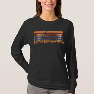 Camiseta Caminhante Hiker ao ar livre acampando florestas n
