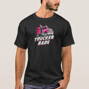 Camiseta Caminhante Incrível Babe Trailer Driver Women Gi