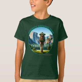 Camiseta Caminhante no parque nacional de Yosemite