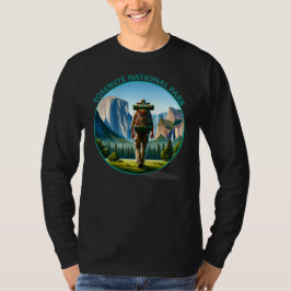 Camiseta Caminhante no parque nacional de Yosemite