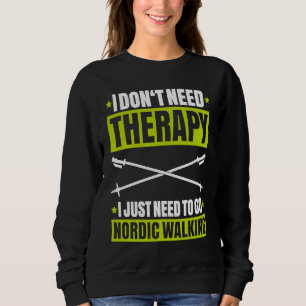 Camiseta Caminhante Nórdico Não Preciso de Terapia Caminhad