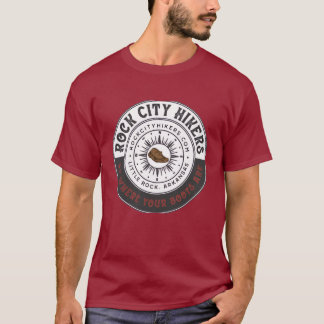 Camiseta Caminhantes da Rock City Vermelho
