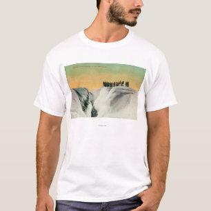 Camiseta Caminhantes na geleira de Muir, geleira de