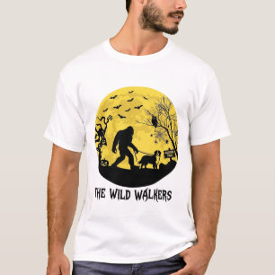 Camiseta Caminhantes Selvagens Pé Grande Caminhando Bernese