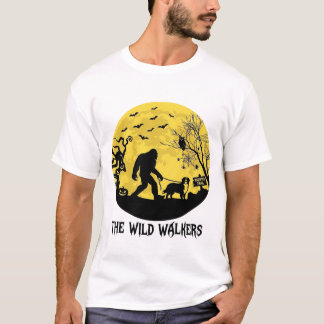 Camiseta Caminhantes Selvagens Pé Grande Caminhando Bernese