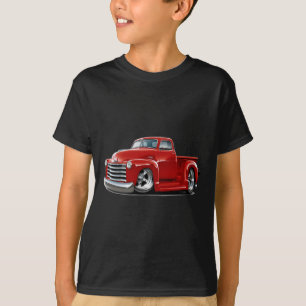 Camiseta Caminhão 1950-52 do vermelho de Chevy