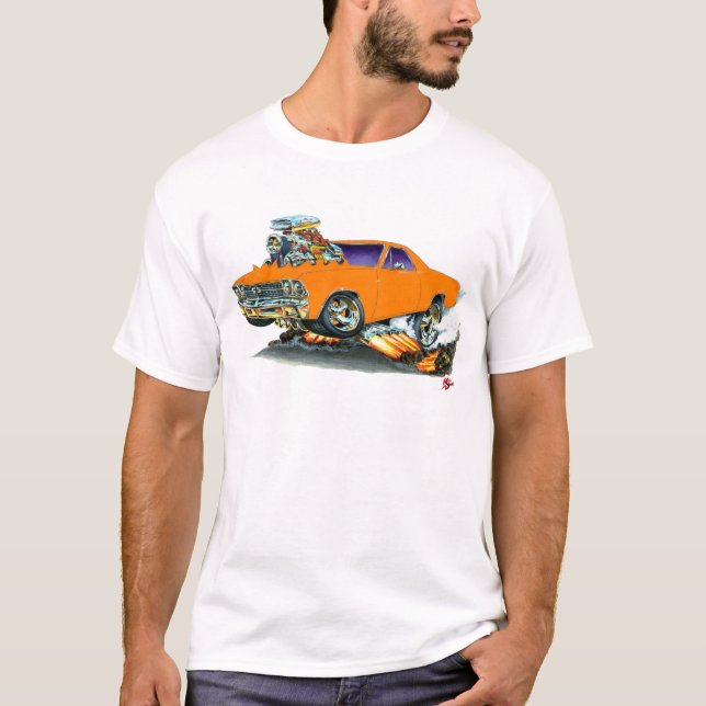 Camiseta Caminhão 1968-69 da laranja do EL Camino (Frente)