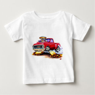 Camiseta Caminhão 1970-72 do vermelho de Chevy C10