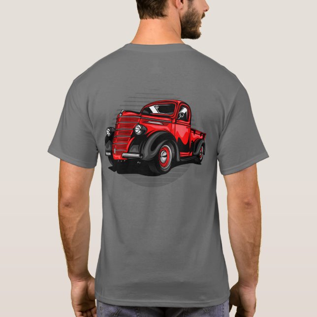 Camiseta Caminhão Antigo Clássico (Verso)