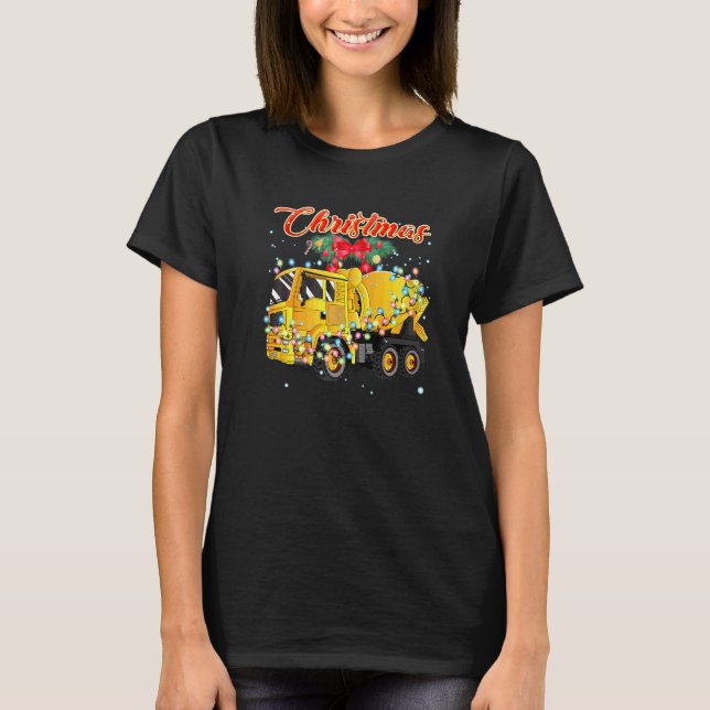 Camiseta Caminhão Betoneira de Natal (Frente)