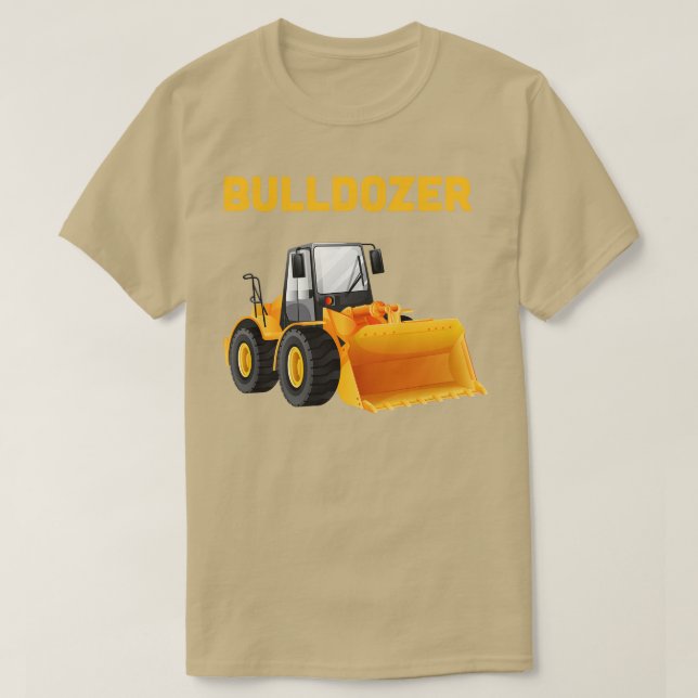 Camiseta Caminhão Bulldozer (Frente do Design)