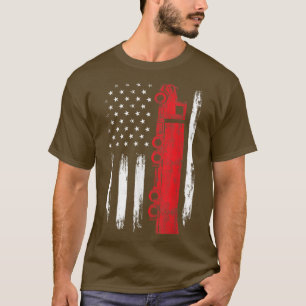 Camiseta Caminhão-Caminhão de Sinalizador Americano TruckSe
