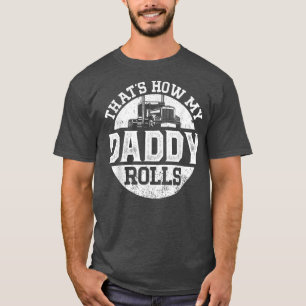 Camiseta Caminhão-Caminhão Pai Filho Filha Vintage que
