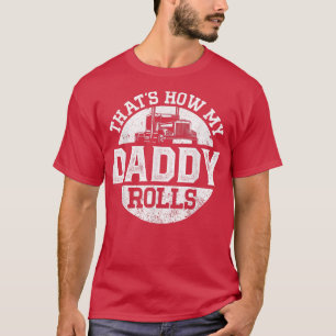 Camiseta Caminhão-Caminhão Pai Filho Filha Vintage que