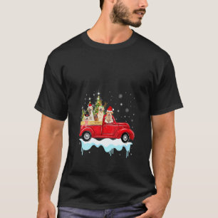 Camiseta Caminhão da Árvore de Natal do Retriever Dourado F
