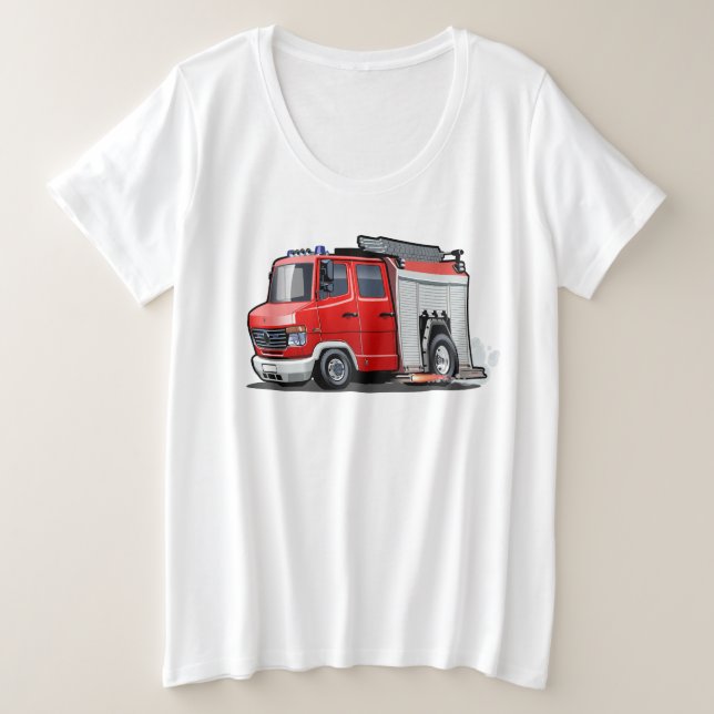Camiseta Caminhão de animação (Frente do Design)