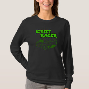 Camiseta Caminhão de Automóveis legal com Corrida de Declar