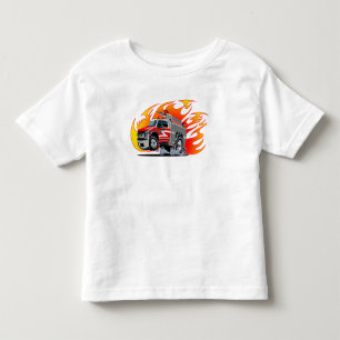 Camiseta Caminhão de bombeiros de desenho animado