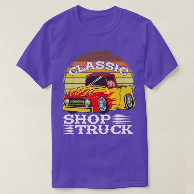 Camiseta Caminhão de coleta Compro clássico personalizado C (Frente do Design)