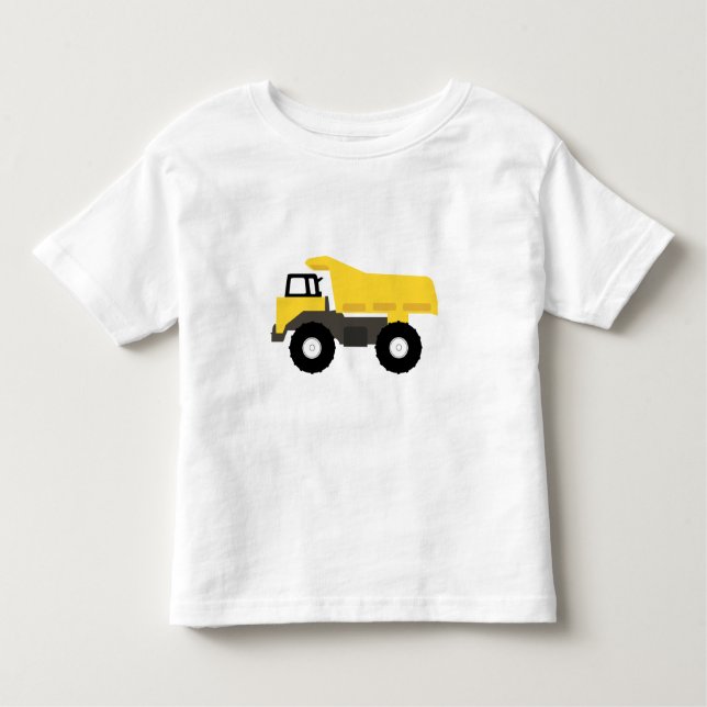 Camiseta Caminhão de Construção (Frente)