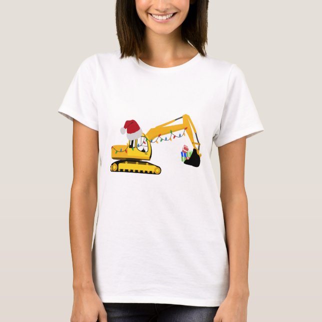 Camiseta Caminhão de Construção da Escavadora de Natal (Frente)