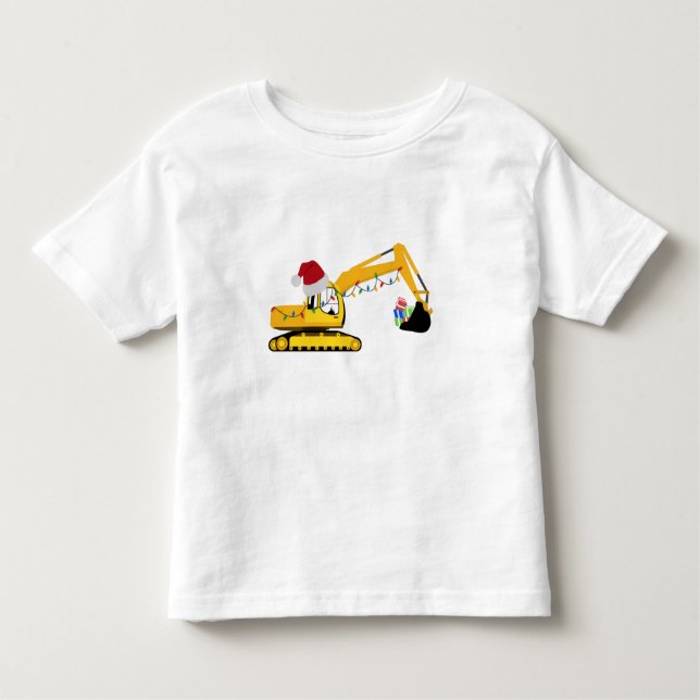 Camiseta Caminhão de Construção da Escavadora de Natal (Frente)